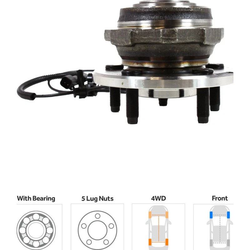 Buje de rueda TrueDrive para Jeep Liberty 2002-2007 Foto 2 de 4