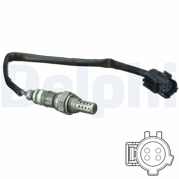 Lambdasonde Sensor Abgassteuerung Delphi ES20321-12B1 FüR Chrysler Jeep Dodge ZJ-image