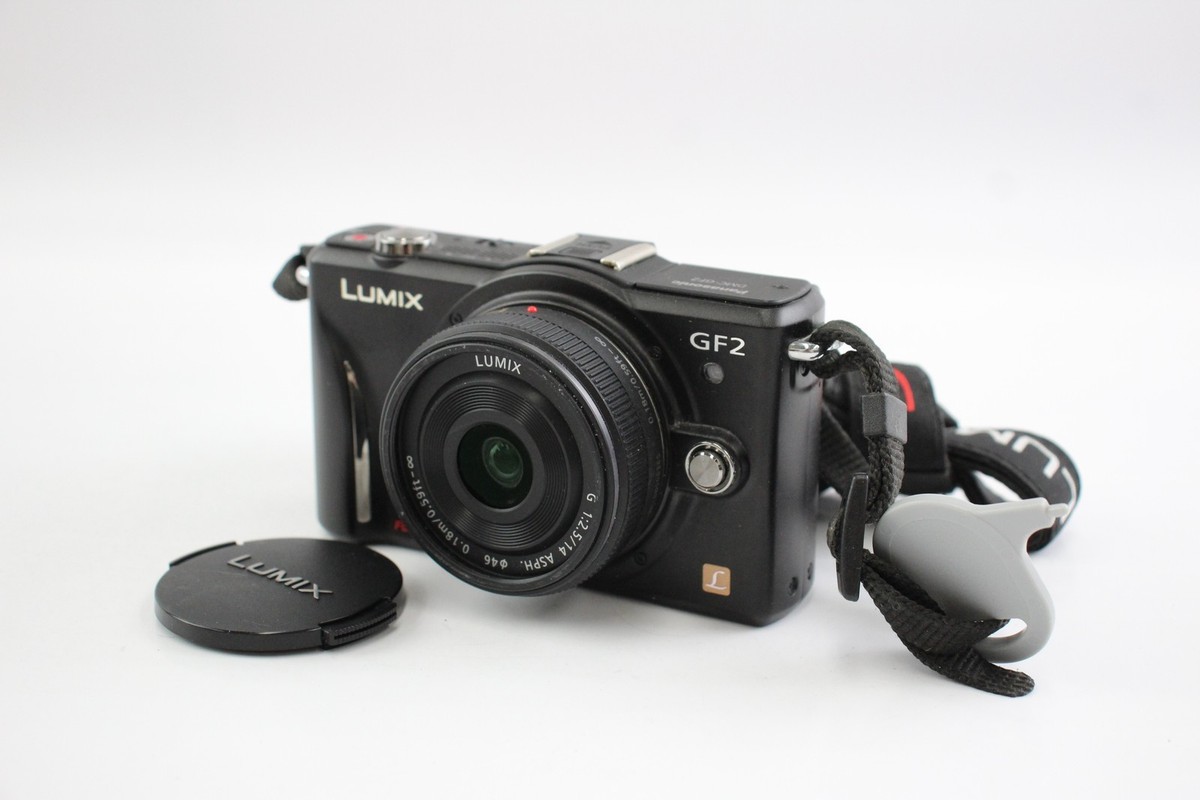 Panasonic Lumix DMC-GF2 Mirrorless Digital Camera Working w/14mm f