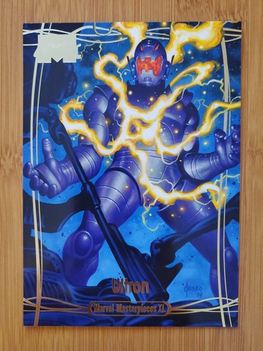 2024 (2023) Upper Deck Marvel Masterpieces XL Ultron Gold Foil /1499 5"×7" 
