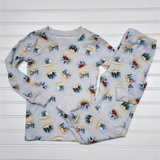 Janie and Jack Good Night Holiday Snow Globe Pajama Set