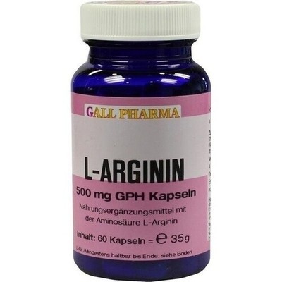 L-ARGININ 500 mg GPH Kapseln, 60 St PZN 01397873