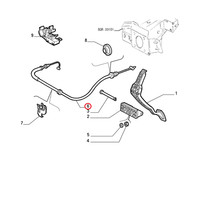 Kabel Gaszug Flex Fiat Punto Original 7780024