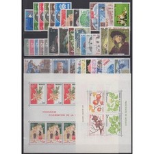 Monaco - Année complète - 1981 - No 1264/1305 - BF19/BF20
