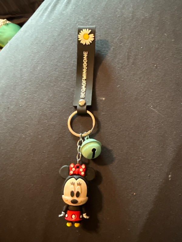 Minnie Mouse 3d Keychain with bell