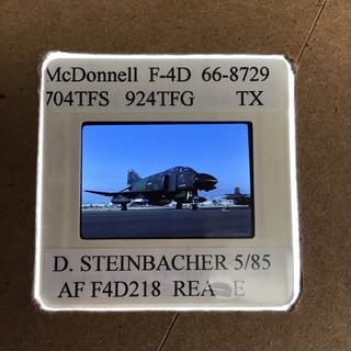 35mm SLIDE McDonnell F 4D Phantom 704TFS 924TFG TX 1985 F4D218
