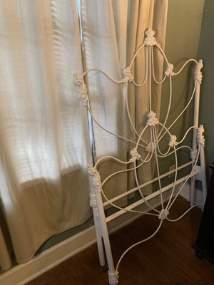 antique metal twin bed frame