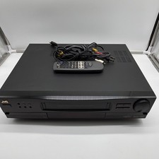 JVC HR-S7100U Super VHS S-VHS VCR Player Recorder w/ JVC Menu Remote