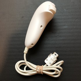 Nintendo Wii White Nunchuck Controller OEM RVL-004 Nunchuk TESTED WORKING