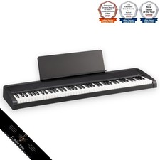 KORG B2+ 88-Key Digital Piano USB MIDI Acoustic Piano Touch 12 Sounds Black BK