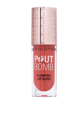 Revolution Pout Bomb Melba Warm Peach Plumping Lip Gloss