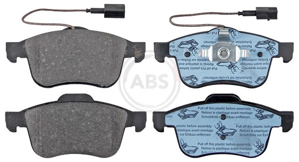 A.B.S.-OE 37485-OE Brake Pad Set, disc brake for ALFA ROMEO