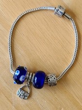 Rhona Sutton Sterling Silver Charm Bracelet with Charms