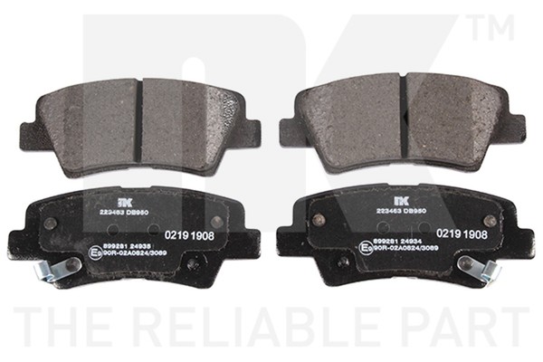 Bremsbelagsatz Scheibenbremse Nk 223463 FüR Hyundai Elantra Ada Ad 6 Ioniq Ae 5-image