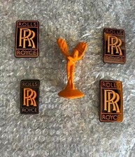 Rolls-royce Style Metal Emblems Fits Rr Wraithcullinanphantomghost-orange
