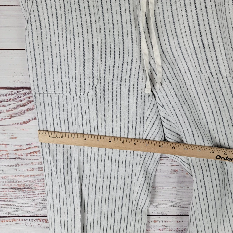 Pantalones informales de playa Athleta para mujer talla 8 a rayas Bali usados en excelente estado Foto 4 de 4