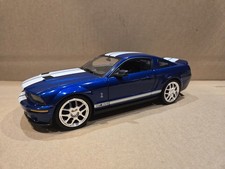 Hot Wheels 2007 Ford Mustang Shelby Gt500 - Blue - 118 - Loose Hot Wheels 2007 Ford Mustang Shelby Gt500 - Blue - 118 - Loose