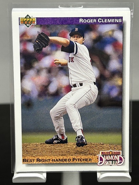Roger Clemens - 1992 Upper Deck #641 - Gold Hologram Parallel - Boston Red Sox