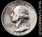 1944 Washington Quarter - Choice Gem Brilliant Unc+++  Lustrous  #L1639