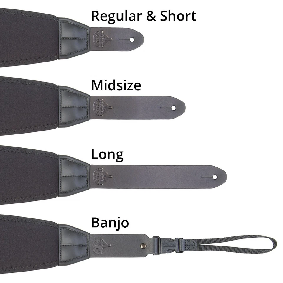 Correa de guitarra Neotech Mega, tamaño mediano (8301352), negra Foto 3 de 4