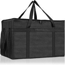 Insulated Bags for Food Delivery, XXXL Pizza Delivery Bags, Large Capacity Coole