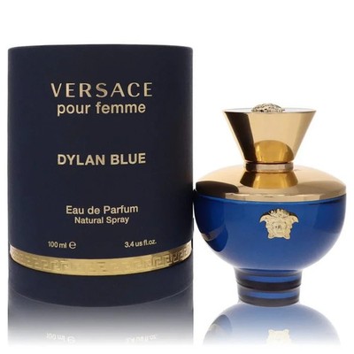 Versace Pour Femme Dylan Blue Perfume for Women 3.4Oz/100ml Eau De Parfum Spray