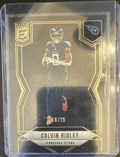 Panini Donruss Elite 2025 Calvin Ridley #3 Black /25 Serial Numbered Titans