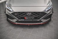 Maxton Design Frontlippe V.1 + Flaps Passend FüR Hyundai I30 N / I30 N-Line Hatc
