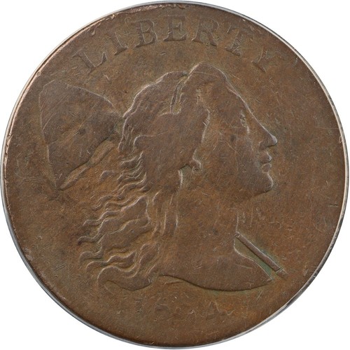 1794 S-42 Liberty Cap Large Cent ANACS F12 Head of 1794 R4