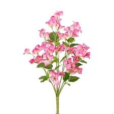 Faux Silk Wild Bougainvillea Flower Bunch 50cm Pale Pink