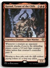 Kazuul, Tyrant of the Cliffs MTG R Normal 148 Starter Commander Decks SCD NM