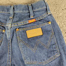 Wrangler Jeans Womens 5 / 6 Blue 12MWZG Dark Wash Denim Cowgirl Straight