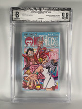 BGS 9.8 ONE PIECE Film Red "UTA" #4/4 JP 1st Print Graded Manga Shueisha 2022