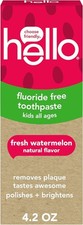 4.2oz Fresh Watermelon Kids Toothpaste - , Fluoride-Free,  Gluten Free