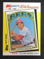 1982 Topps K-MART Johnny Bench #22
