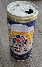 Lata de cerveza PAULANER 1 cuarto 7,5 pulgadas Oktoberfest lata vacía hecha en Alemania
