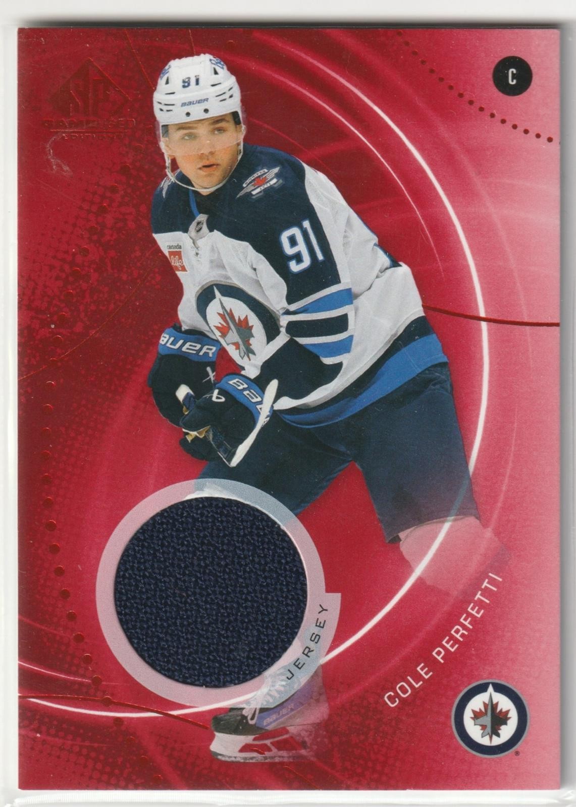2025-26 SP Game Used #130 Cole Perfetti Red Jersey 🔥🔥