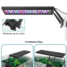 hygger 24/7 LED Aquarium Light Fish Tank Clip-on Light Plants Growth with Timer