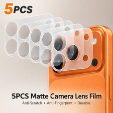 5Pcs Matte Camera Lens Protector Film for iPhone 17/18 Pro Max Pro Air