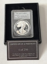    2026 W Silver Eagle Proof 1 250th Liberty Bell Privy PCGS PR70 Black Label