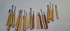 Hand Wood Chisel Set Carving Kit Professional Beginners Woodworking 22 pc