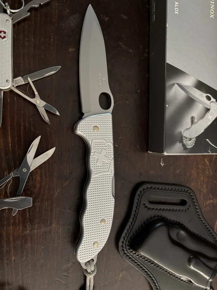 Lote de navajas suizas Pro Hunter Alox con portador oculto Mini Champ Farmer X nuevas Foto 2 de 4