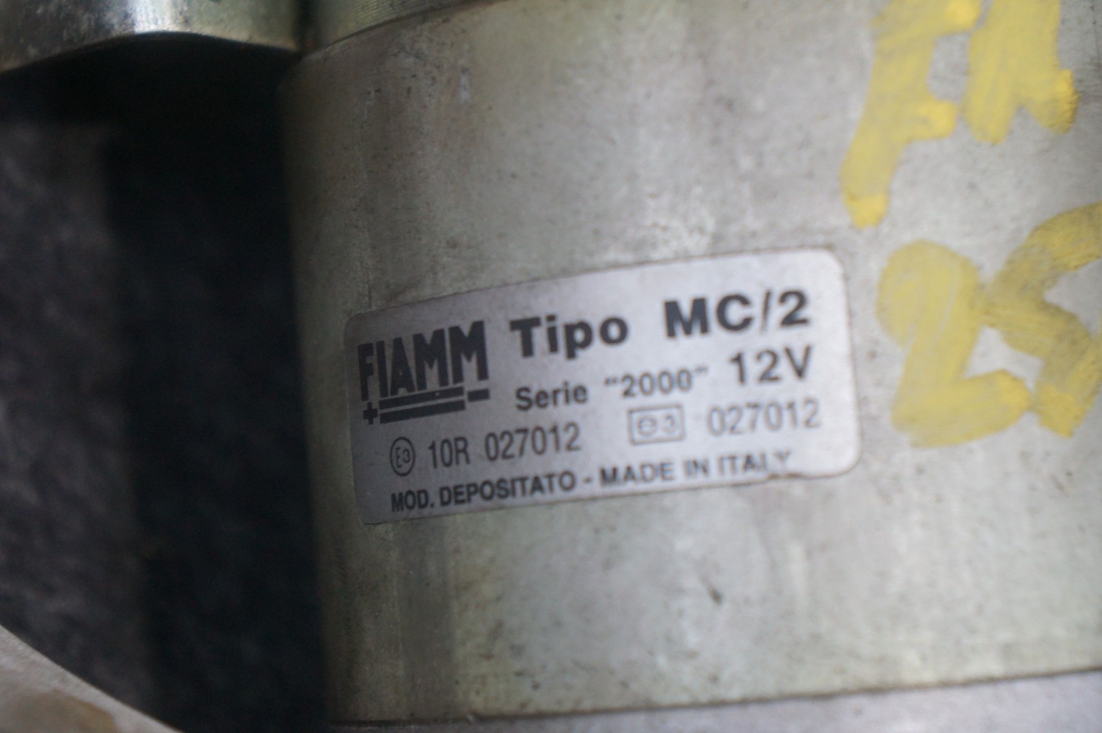 Dual Air Horn Compressor Assembly Red Tipo Serie 2000 Ferrari 360 Modena 2001