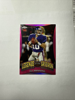 Eli Manning-New York Giants-Topps Chrome 2024-Legends Of The Gridiron- Refrector