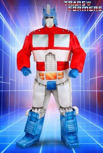 Plus Size Transformers Retro Optimus Prime Costume for Adults-SIZE 2X (used)