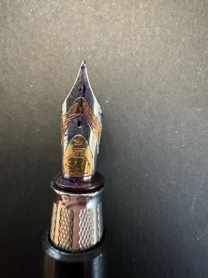 Juego de bolígrafo Michael Perchin azul con monograma 0279/1000 0257/1000 Foto 4 de 4