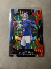 2025 Select - Concourse Jaxson Dart #93 Black & Red Shock Prizm (RC)