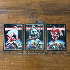 Pinnacle 1992 World Junior Championships Hockey Card Lot (Fernandez, Adams, Con…