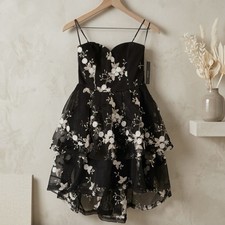 Lulus How Sweet Strapless High Low Dress S NWT