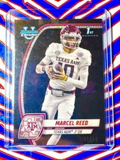 2024 Bowman Chrome University Sapphire Marcel Reed 1st Bowman Black /10 #173 SSP